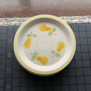 Vintage Plates with Pears